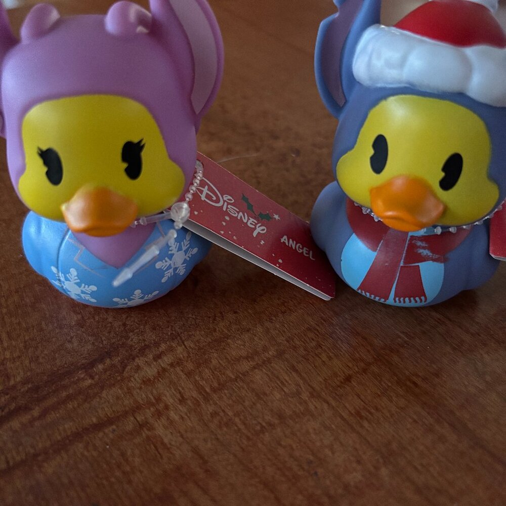 Set of 2 Target Bullseye Disney Rubber Ducks